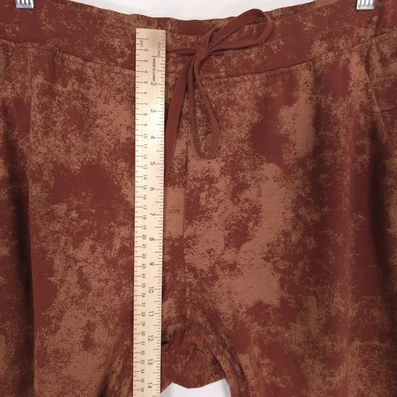 LULULEMON Rust Tie Dye XL Jogger Pants Athletic Mid Rise Logo Mens